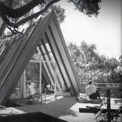 summer house mid century cottage vacation modernism