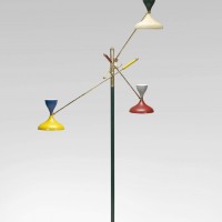 stilnovo sputnik Bruno Gatta atomic lamps ceiling lighting