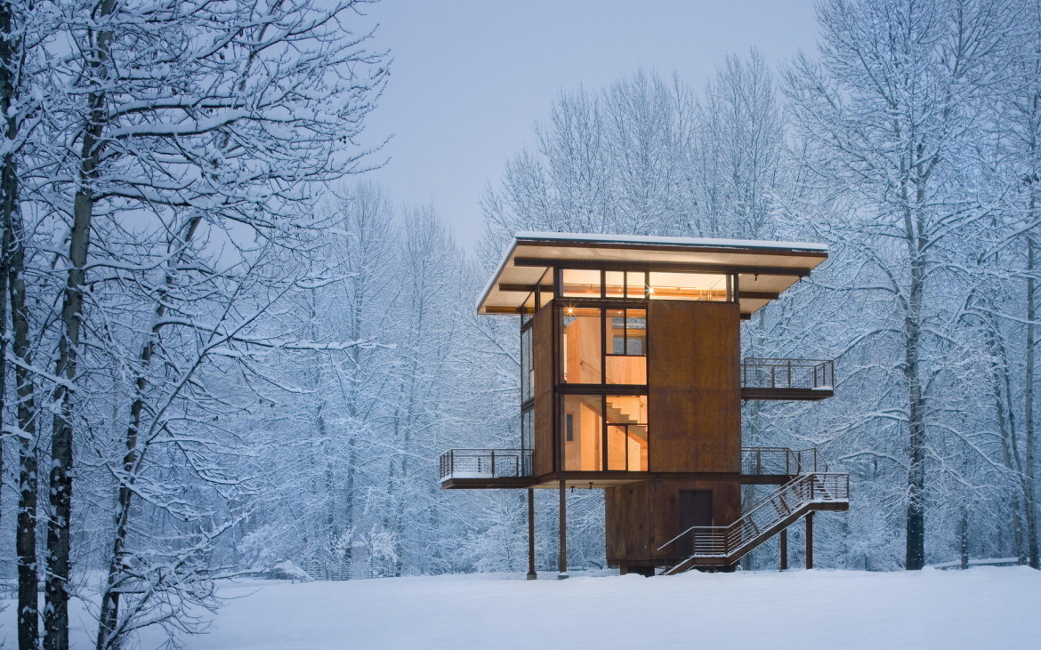 summer house mid century cottage vacation modernism
