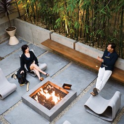 willy guhl concrete chair fiber loop dwell