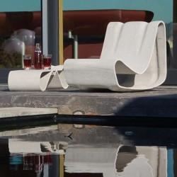 willy guhl concrete chair fiber loop dwell