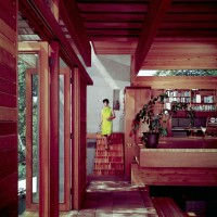 raymond shelly kappe house julius shulman dwell concrete redwood open plan