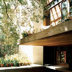 raymond shelly kappe house julius shulman dwell concrete redwood open plan