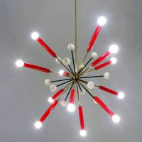 stilnovo sputnik Bruno Gatta atomic lamps ceiling lighting