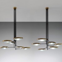 stilnovo sputnik Bruno Gatta atomic lamps ceiling lighting