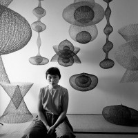 Ruth Asawa sculpture metal mid century modern art crochet