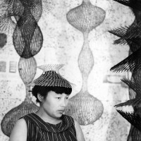 Ruth Asawa sculpture metal mid century modern art crochet