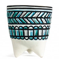roger capron ceramic table french france mid century modern