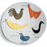 roger capron ceramic table french france mid century modern