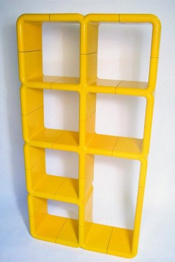 umbo shelving directional new york Kay Leroy ruggles space age plastic