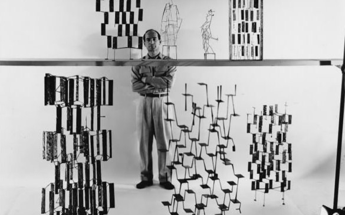 Harry Bertoia screen sculpture mid centiry modern art