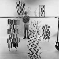 Harry Bertoia screen sculpture mid centiry modern art
