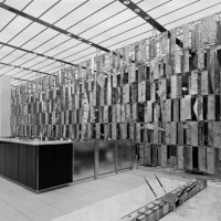 Harry Bertoia screen sculpture mid centiry modern art