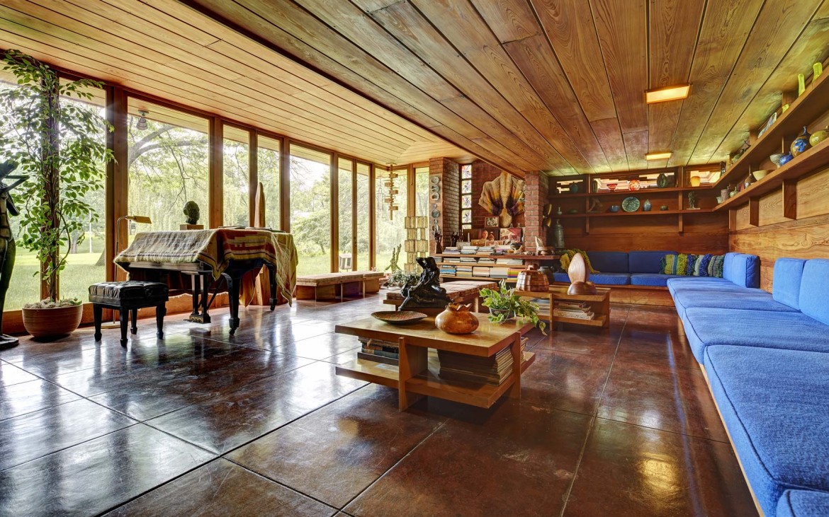 frank Lloyd Wright Bloomfield Cranbrook smith house mid century modern usobian