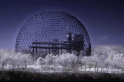 mid century modern winter houses snow icons