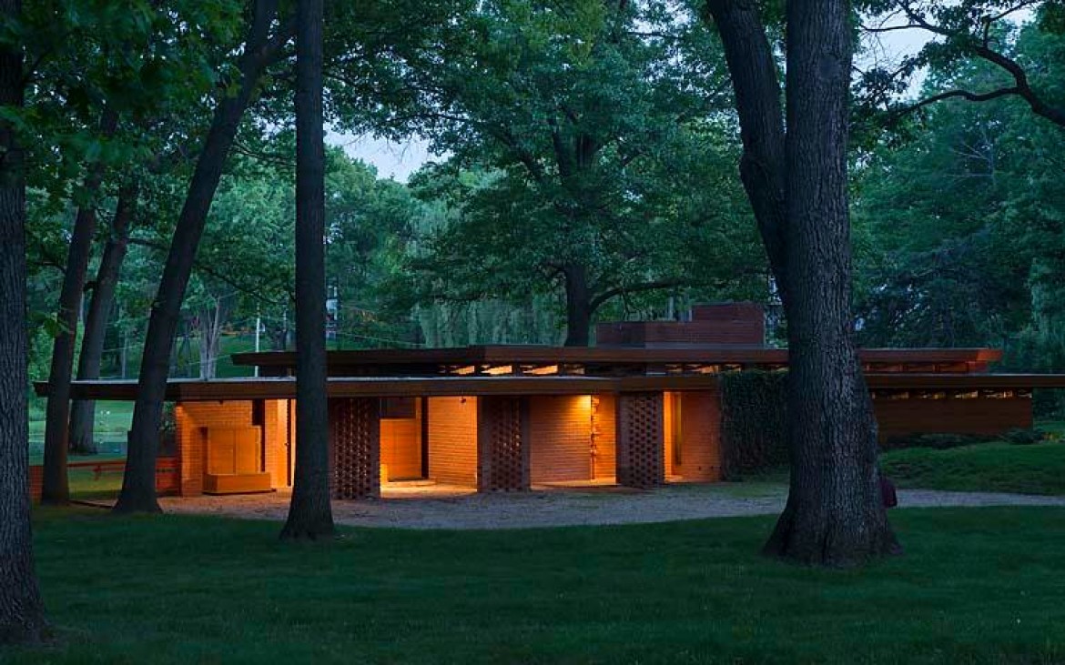 frank Lloyd Wright Bloomfield Cranbrook smith house mid century modern usobian