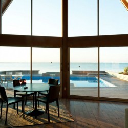 fire idland mid century modern house a-frame beach