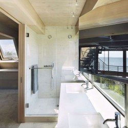 fire idland mid century modern house a-frame beach