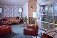mid century modern tract housing suburbs