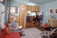 mid century modern tract housing suburbs