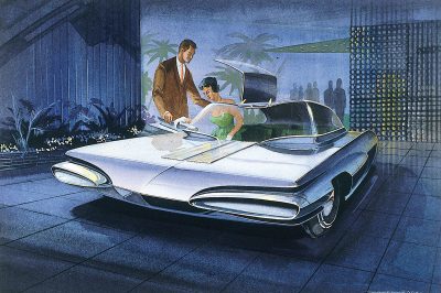 wayne kady concept cat mid century moden illustration