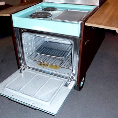 general electric partio cart mid century modern usa