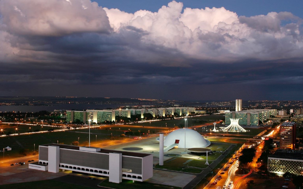 The Eixo Monumental (Monumental Axis), Brasilia, Brazil. Photo: New York Times