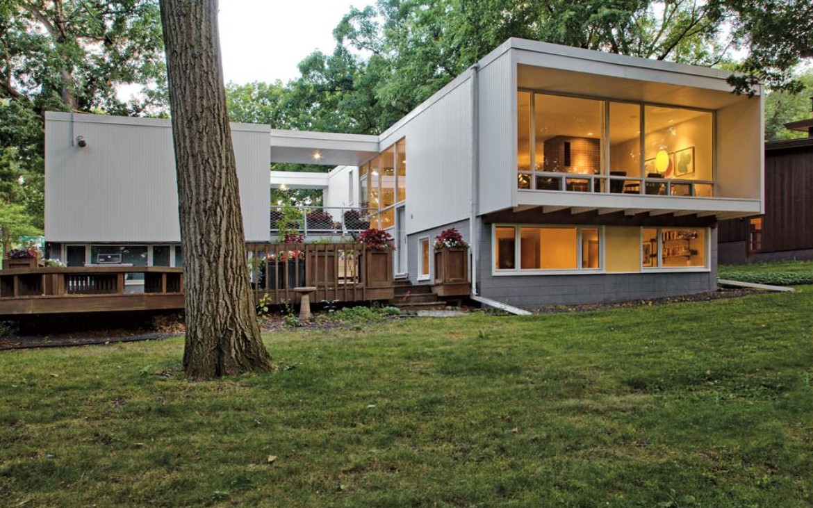 mid century modern ralph rapson shepherd house mcm architecture usa modernism