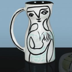 mid century modern georges jouve ceramic stoneware ceramist
